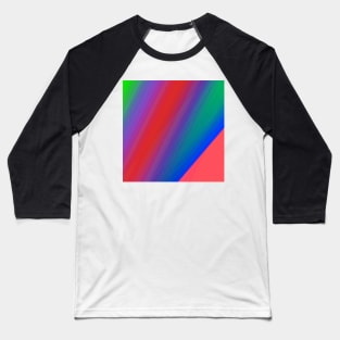 RED BLUE GREEN ABSTRACT TEXTURE PAINTING Baseball T-Shirt